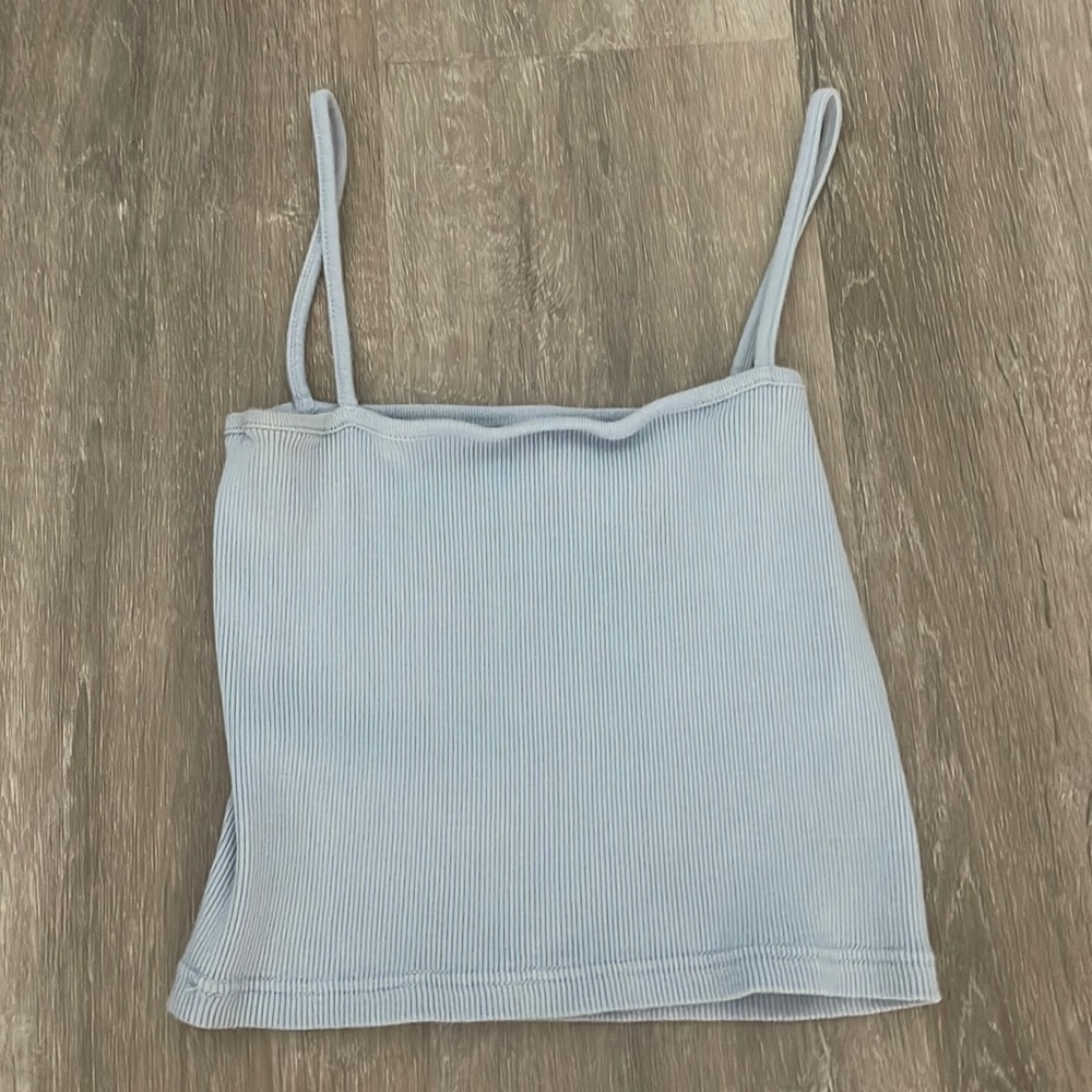 I am selling a light blue tank top from brandy!